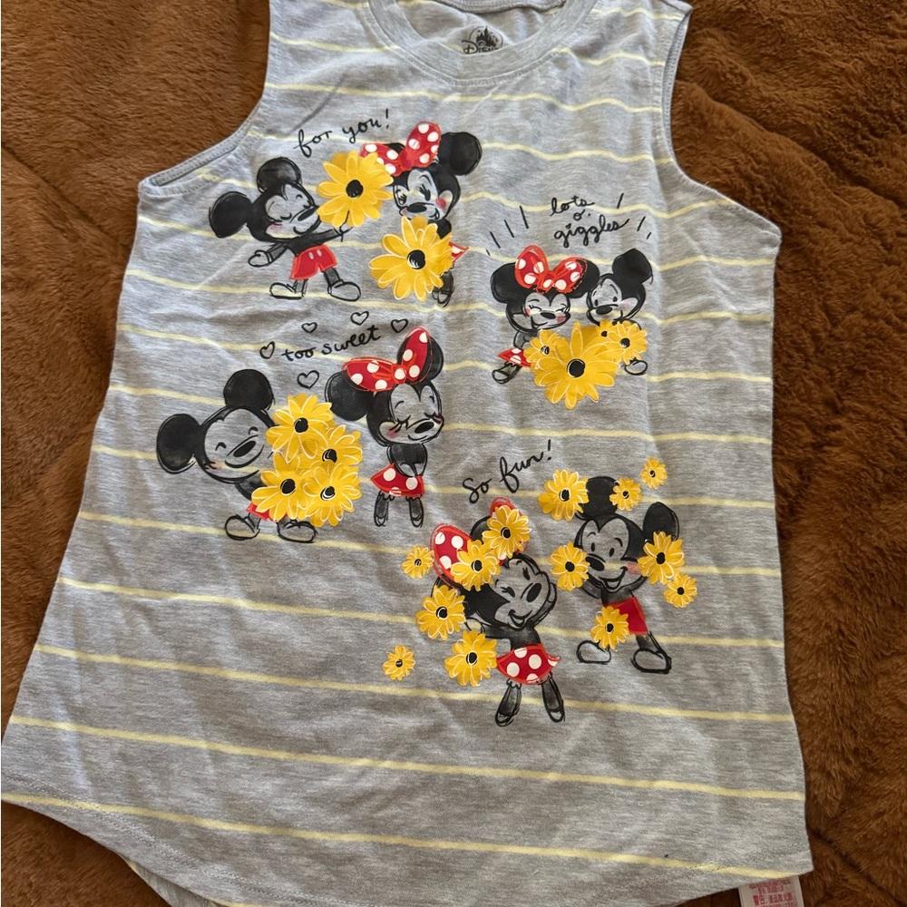 Disney girls tank top gently used
